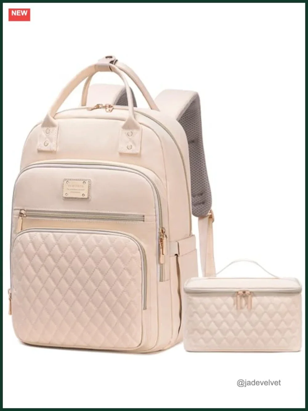 Work Backpack with Insulated Lunch Box, 15.6 Inch Laptop Backpack for Women